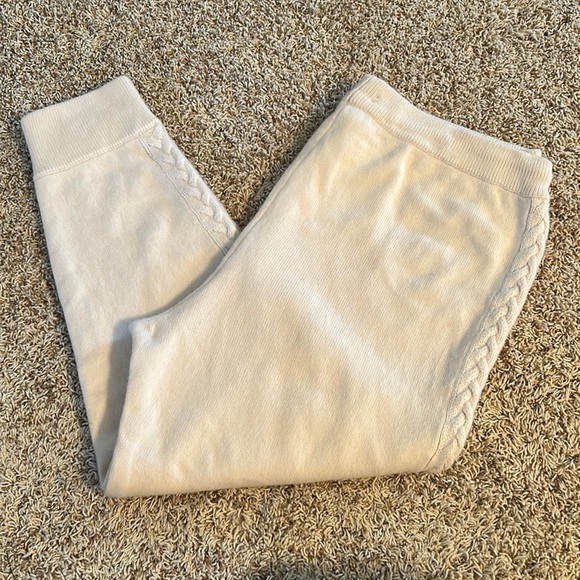 Lauren Ralph Lauren - Women’s Cashmere Cable Knit Joggers - Size L - Picture 1 of 7